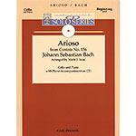 Arioso from Cantata No.156, for cello and piano, Book/CD (Isaac); J. S. Bach (Carl Fischer)