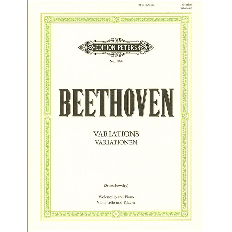 Variations for Piano and Cello (complete); Ludwig van Beethoven