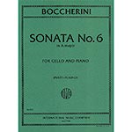 Sonata No. 6 in A Major, for cello and piano; Luigi Boccherini (International)