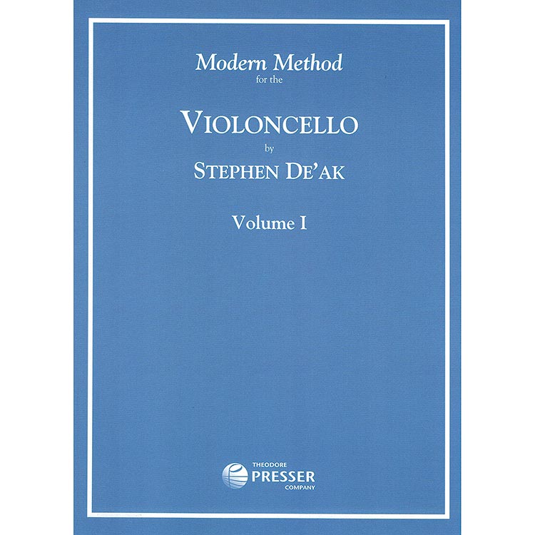 Modern Method for Violoncello, Book 1; Stephen De'ak (Elkan Vogel)