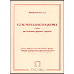 Suite Populaire Espagnole, for cello and piano; Manuel de Falla (Max Eschig)