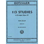 113 Studies, book 4, cello (Klingenberg); Friedrich Dotzauer (International)