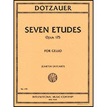 Seven Etudes, Op. 175 for cello; Friedrich Dotzauer (International Music Company)