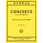 Concerto in B Minor, Op. 104, cello; Antonin Dvorak (International)