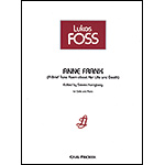 Anne Frank, for cello and piano; Lukas Foss (Carl Fischer)