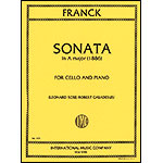 Sonata in A Major (1886) for piano and cello; Cesar Franck (International)
