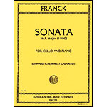 Sonata in A Major for piano and cello; Cesar Franck