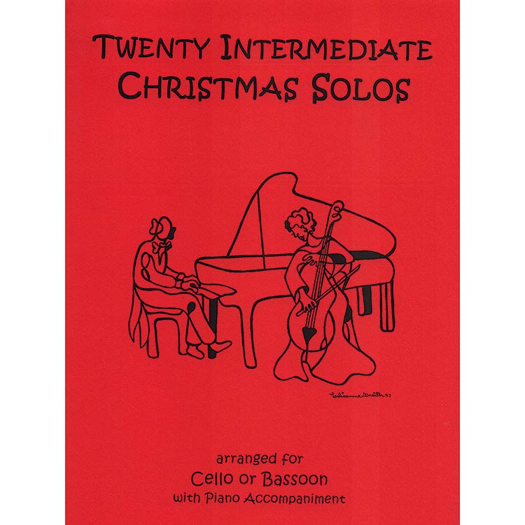 Twenty Intermediate Christmas Solos, cello and piano (Last Resort)