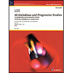 40 Melodic Progressive Etudes, Op.31, Book 1 for cello; Sebastian Lee