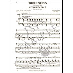 Three Pieces, for cello and piano ; Jules Massenet (International)