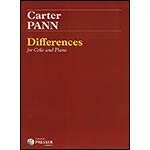 Differences for cello and piano; Carter Pann (Theodore Presser)