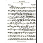 Studies for cello, Opus 76 (Preparatory to Op. 73); David Popper