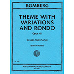 Theme and Variations with Rondo, op. 61, ce/pn; Bernard Romberg (International Music)