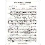 Theme and Variations, opus 50 for cello and piano; Bernhard Romberg (International)