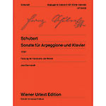 Sonata in A minor, D.821 ''Arpeggione'' for cello and piano (urtext); Franz Schubert