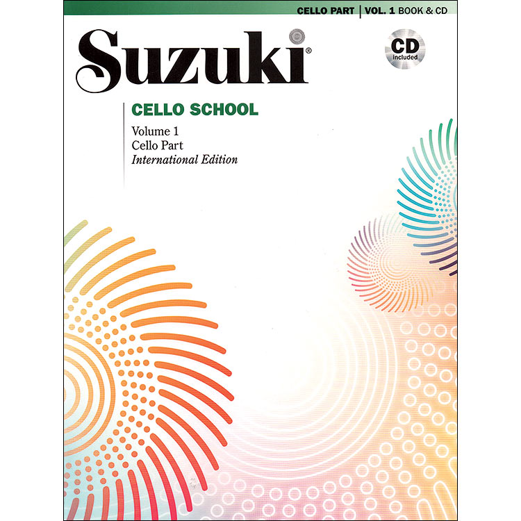 Suzuki Cello School, Volume 1, book with CD - International Edition