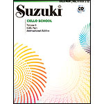 Suzuki Cello School, Volume 8, Book with CD - International Edition