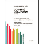 Goldberg Variations, transcribed for String Trio, parts only; Johann Sebastian Bach (Doblinger)