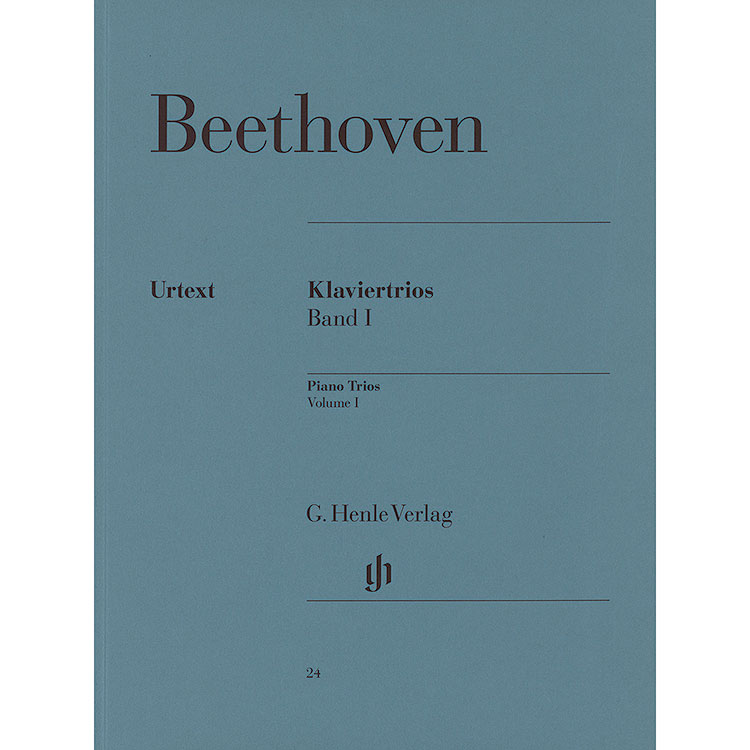 Piano Trios, volume 1 (urtext); Ludwig van Beethoven (G. Henle Verlag)