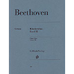 Piano Trios, volume 3 (urtext);  Ludwig van Beethoven