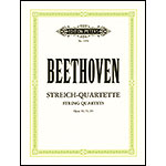 String Quartets, volume 2, op. 59, nos. 1-3, opp. 74 and 95 (parts); Ludwig van Beethoven (C. F. Peters)
