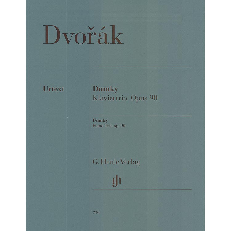 Piano Trio op. 90 "Dumky" (urtext); Antonin Dvorak (G. Henle Verlag)