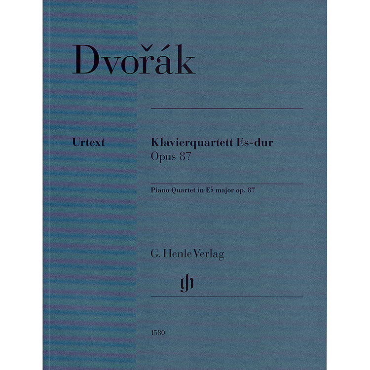 Piano Quartet in E-flat Major, Op.87, parts; Antonin Dvorak (Henle)