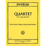 Piano Quartet in Eb Major, op. 87; Antonin Dvorak (International)