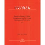 String Quartet no.1 in A Major, op. 2; Antonin Dvorak (Barenreiter Verlag)