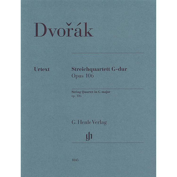 String Quartet No. 13 in G Major, Op.106, parts; Antonin Dvorak (G. Henle Verlag)