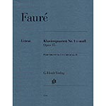 Piano Quartet No. 1 in C minor, Op.15, score and parts; Gabriel Faure (Hen)