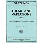 Theme and Variations, Opus 97 for string quartet; Alexander Glazunov (International)