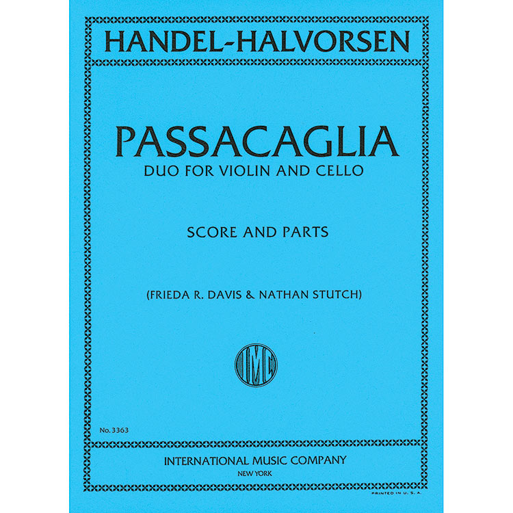 Passacaglia - Duo for Violin & Cello; George Frideric Handel / Johann Halvorsen