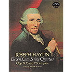 String Quartets, 11 Late (opp.74-77) SCORE; Haydn (Dov