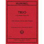 Trio in A Major, Op.78, for violin (flute), cello, and piano; Johann Nepomuk Hummel (International)