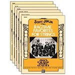 Ragtime Favorites for Strings for string quartet (arr. Zinn), all parts and score; Scott Joplin