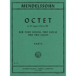 String Octet op. 20, in E-flat Major, parts; Felix Mendelssohn (International)