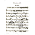 Three Divertimenti, K.136-138 for string quartet (parts); Wolfgang Amadeus Mozart