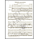 Sinfonia Concertante in E-flat, K.364 for violin, viola, and piano (urtext) (parts); Wolfgang Amadeus Mozart