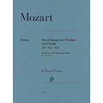 Two Duets, K.423 & K.424, violin and viola (urtext); Wolfgang Amadeus Mozart (G. Henle Verlag)