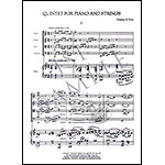 Quintet for Piano and Strings (Piano Quintet No. 2) in E minor, score and parts; Florence Price (Schirmer)