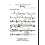 String Quartet No. 2 in A minor (score and parts); Florence Price