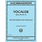 Vocalise, op. 34/14, arranged for string quartet; Sergei Rachmaninoff (International)