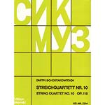 String Quartet no.10 op.118; Dmitri Shostakovich (Sik)