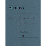Piano Quartet in C minor, Op.13 (urtext); Richard Strauss (Henle)