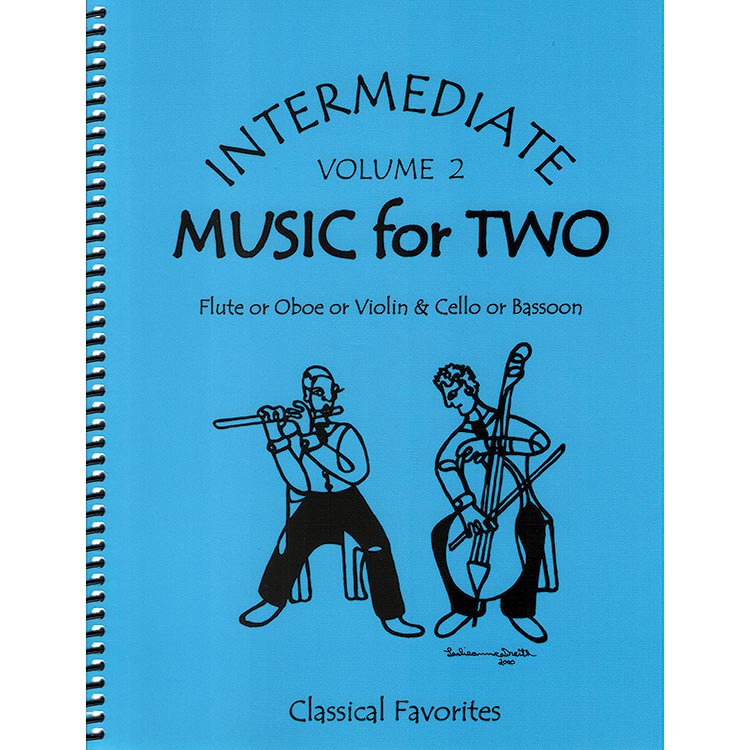 Intermediate Music for Two, volume 2, violin/cello- Classical