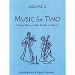 Music for Two, volume 2, violin/cello- Wedding & Classical (Last Resort Music)