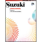 Suzuki Piano School, Volume 4, Book with CD - International Edition