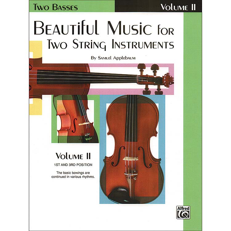 Beautiful Music for Two String Instruments, book 2, bass; Samuel Applebaum