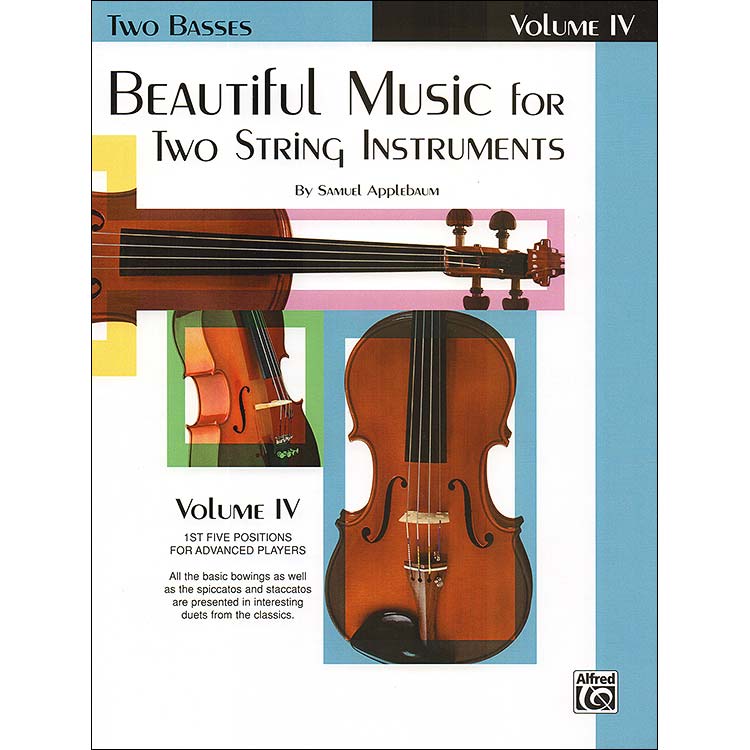 Beautiful Music for Two String Instruments, book 4, bass; Samuel Applebaum